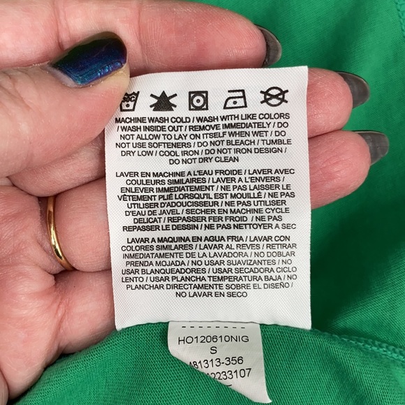 Nike Running Dri-Fit Green & Gray Hooded Tee - Picture 16 of 16